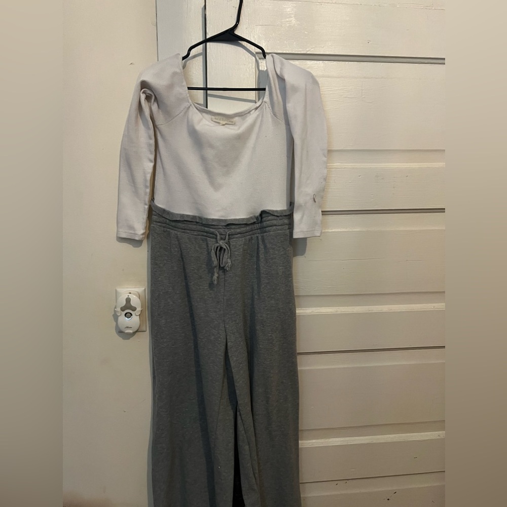 Grey and White Womens Romper by Hot & Delicious